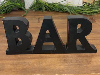 “BAR” Sign